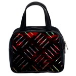 Background Red Metal Classic Handbag (Two Sides) Front