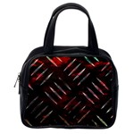 Background Red Metal Classic Handbag (Two Sides) Back