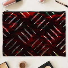 Background Red Metal Cosmetic Bag (xxxl) by HermanTelo