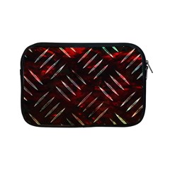 Background Red Metal Apple Ipad Mini Zipper Cases