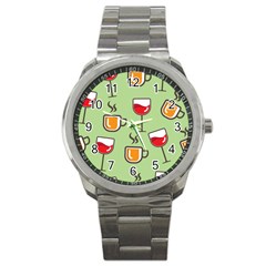 Cups And Mugs Sport Metal Watch