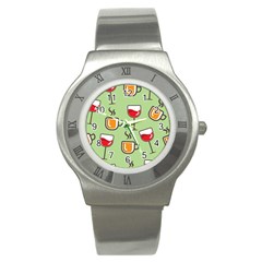 Cups And Mugs Stainless Steel Watch