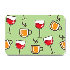 Cups And Mugs Small Doormat 