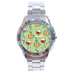 Cups And Mugs Stainless Steel Analogue Watch