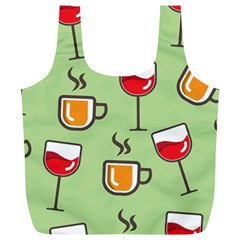 Cups And Mugs Full Print Recycle Bag (xl)