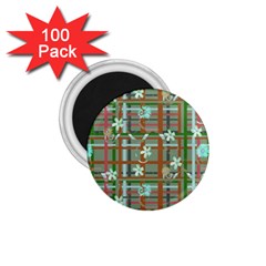 Textile Fabric 1 75  Magnets (100 Pack) 