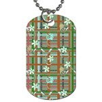 Textile Fabric Dog Tag (Two Sides) Back