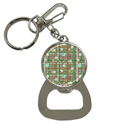 Textile Fabric Bottle Opener Key Chain by HermanTelo