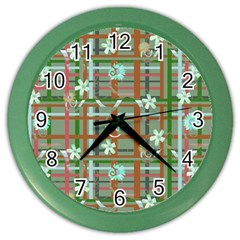 Textile Fabric Color Wall Clock by HermanTelo