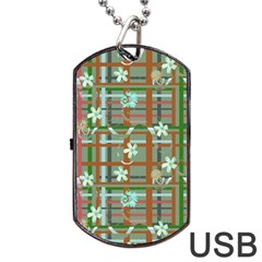 Textile Fabric Dog Tag Usb Flash (two Sides)