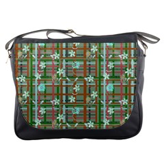 Textile Fabric Messenger Bag by HermanTelo