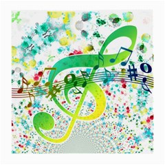 Circle Music Pattern Medium Glasses Cloth