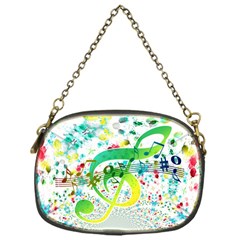 Circle Music Pattern Chain Purse (one Side)