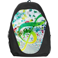 Circle Music Pattern Backpack Bag