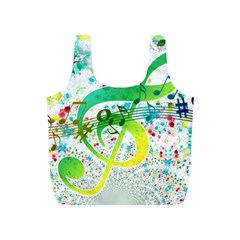 Circle Music Pattern Full Print Recycle Bag (s)