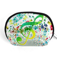 Circle Music Pattern Accessory Pouch (medium)