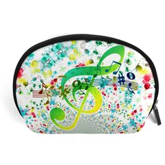 Circle Music Pattern Accessory Pouch (large)