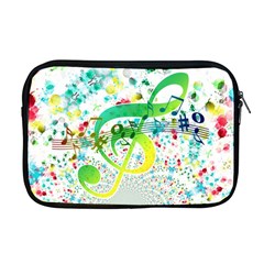 Circle Music Pattern Apple Macbook Pro 17  Zipper Case