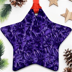 Pattern Color Ornament Star Ornament (two Sides)