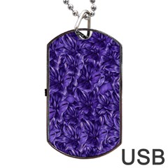 Pattern Color Ornament Dog Tag Usb Flash (one Side)