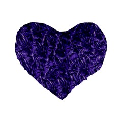 Pattern Color Ornament Standard 16  Premium Heart Shape Cushions