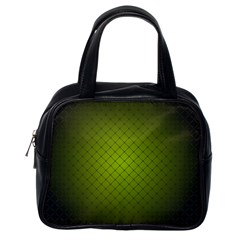 Hexagon Background Line Classic Handbag (one Side)