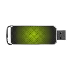 Hexagon Background Line Portable Usb Flash (two Sides)