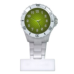 Hexagon Background Line Plastic Nurses Watch