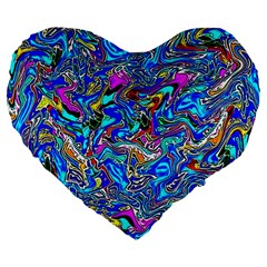 I 4 1 Large 19  Premium Flano Heart Shape Cushions by ArtworkByPatrick