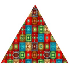 I 6 Wooden Puzzle Triangle