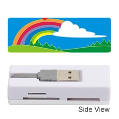 Natural Cloud Field Grass Memory Card Reader (stick) by Pakrebo