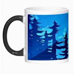 Forest Landscape Pine Trees Forest Morph Mugs by Pakrebo