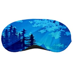 Forest Landscape Pine Trees Forest Sleeping Mask by Pakrebo