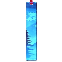 Forest Landscape Pine Trees Forest Large Book Marks by Pakrebo