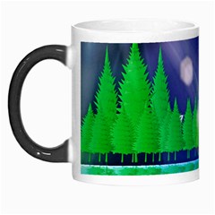 Forest Landscape Pine Trees Forest Morph Mugs by Pakrebo