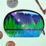 Forest Landscape Pine Trees Forest Accessory Pouch (Large) Front