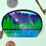 Forest Landscape Pine Trees Forest Accessory Pouch (Large) Back