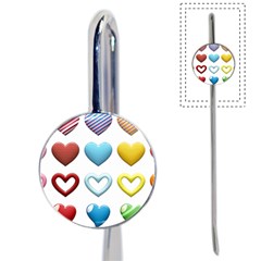 Puffy Hearts Heart Clipart Hearts Book Mark by Pakrebo