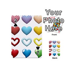 Puffy Hearts Heart Clipart Hearts Playing Cards 54 Designs (mini)