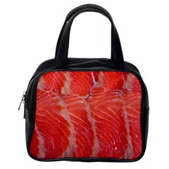 Food Fish Red Trout Salty Natural Classic Handbag (one Side) by Pakrebo