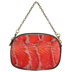 Food Fish Red Trout Salty Natural Chain Purse (one Side) by Pakrebo