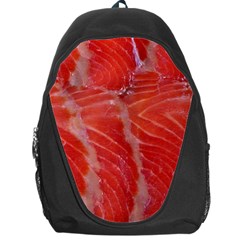 Food Fish Red Trout Salty Natural Backpack Bag by Pakrebo