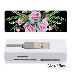 Roses Flowers Ferns Arrangement Memory Card Reader (stick) by Pakrebo