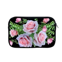 Roses Flowers Ferns Arrangement Apple Macbook Pro 13  Zipper Case by Pakrebo