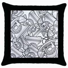 Phone Dial Communication Technology Throw Pillow Case (black) by Pakrebo