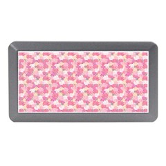 Peony Pattern Pink Scrapbooking Memory Card Reader (mini) by Pakrebo