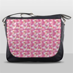 Peony Pattern Pink Scrapbooking Messenger Bag by Pakrebo