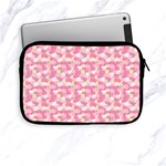 Peony Pattern Pink Scrapbooking Apple iPad Mini Zipper Cases Front