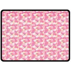 Peony Pattern Pink Scrapbooking Double Sided Fleece Blanket (large)  by Pakrebo