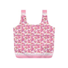 Peony Pattern Pink Scrapbooking Full Print Recycle Bag (s) by Pakrebo